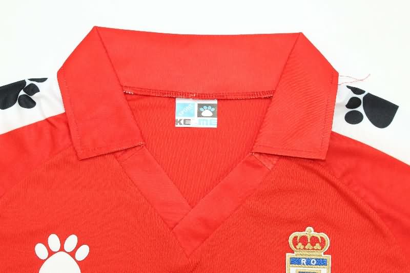 Thailand Quality(AAA) 1990/91 Real Oviedo Away Retro Soccer Jersey
