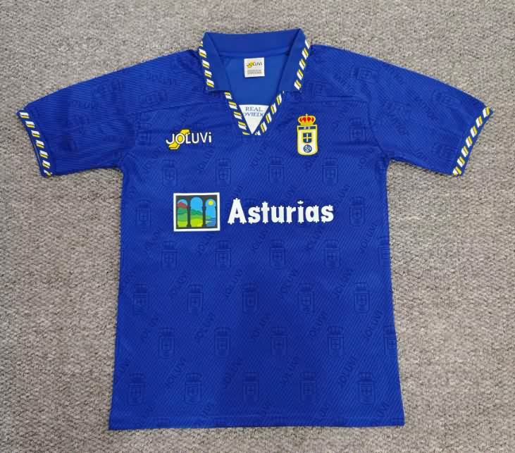 Thailand Quality(AAA) 1995/96 Real Oviedo Home Retro Soccer Jersey