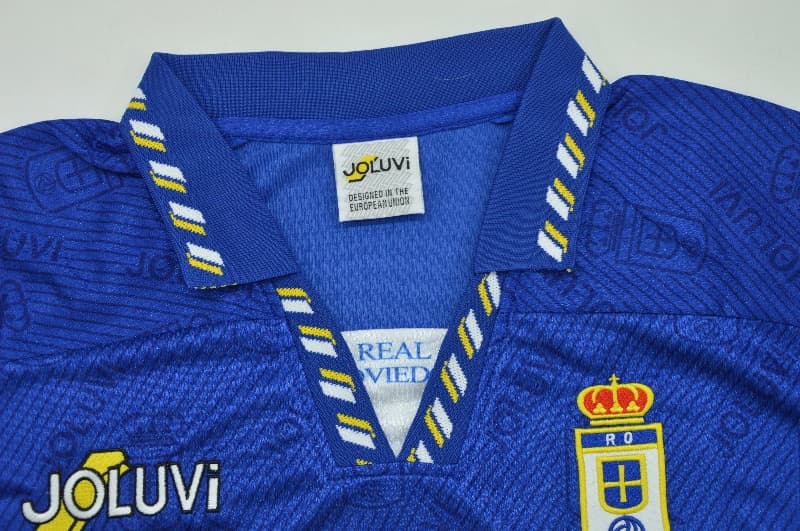Thailand Quality(AAA) 1995/96 Real Oviedo Home Retro Soccer Jersey