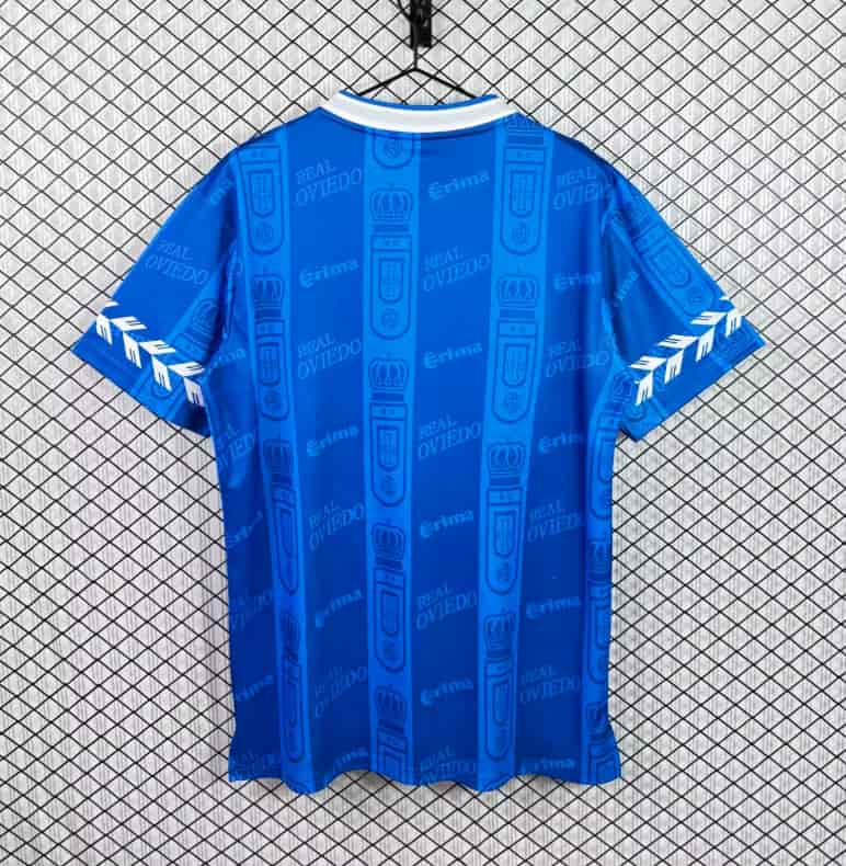 Thailand Quality(AAA) 1998/99 Real Oviedo Home Retro Soccer Jersey