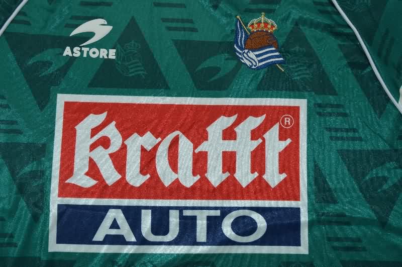 Thailand Quality(AAA) 1995/96 Real Sociedad Away Retro Soccer Jersey