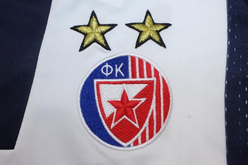 Thailand Quality(AAA) 1990/91 Red Star Belgrade Away Retro Soccer Jersey