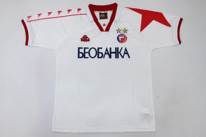 Thailand Quality(AAA) 1995/97 Red Star Belgrade Away Retro Soccer Jersey