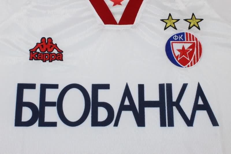 Thailand Quality(AAA) 1995/97 Red Star Belgrade Away Retro Soccer Jersey