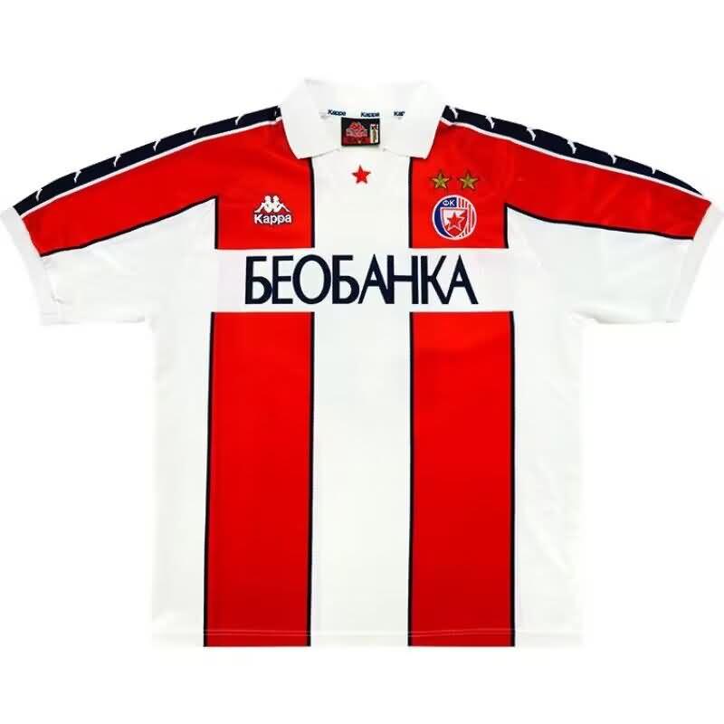 Thailand Quality(AAA) 1995/97 Red Star Belgrade Home Retro Soccer Jersey