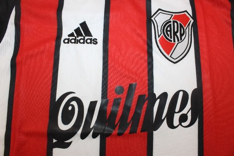 Thailand Quality(AAA) 2000/01 River Plate Away Retro Soccer Jersey