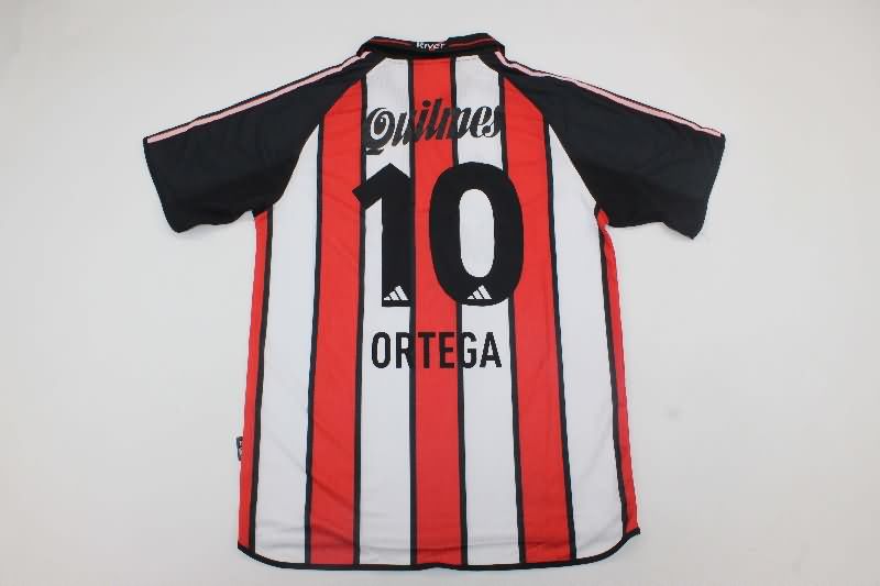 Thailand Quality(AAA) 2000/01 River Plate Away Retro Soccer Jersey