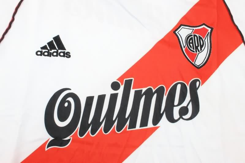 Thailand Quality(AAA) 2000/01 River Plate Home Retro Soccer Jersey