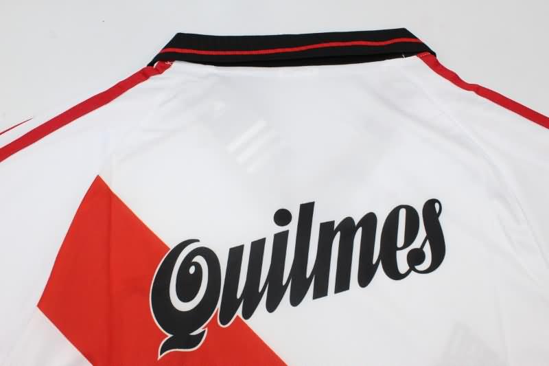 Thailand Quality(AAA) 2000/01 River Plate Home Retro Soccer Jersey