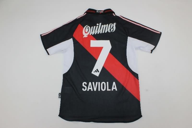 Thailand Quality(AAA) 2000/01 River Plate Third Retro Soccer Jersey
