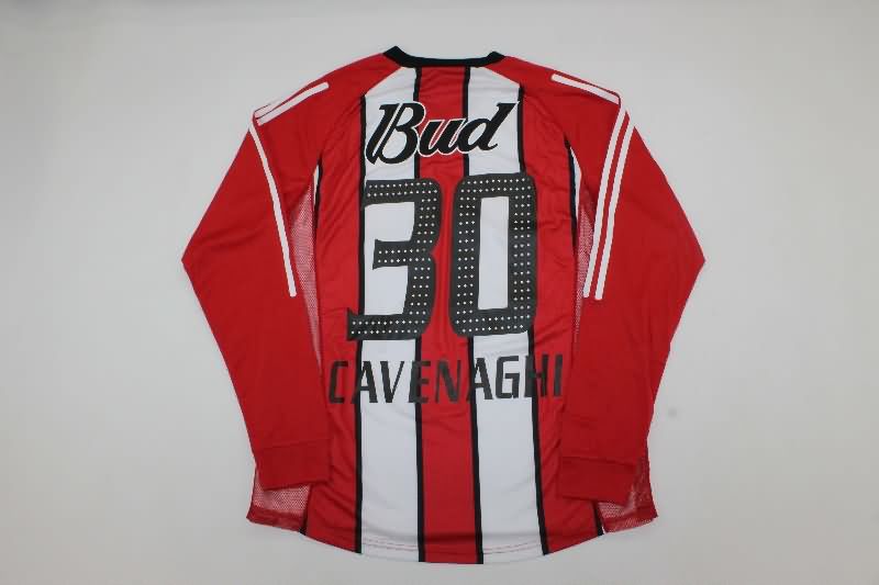 Thailand Quality(AAA) 2003/04 River Plate Away Long Sleeve Retro Soccer Jersey