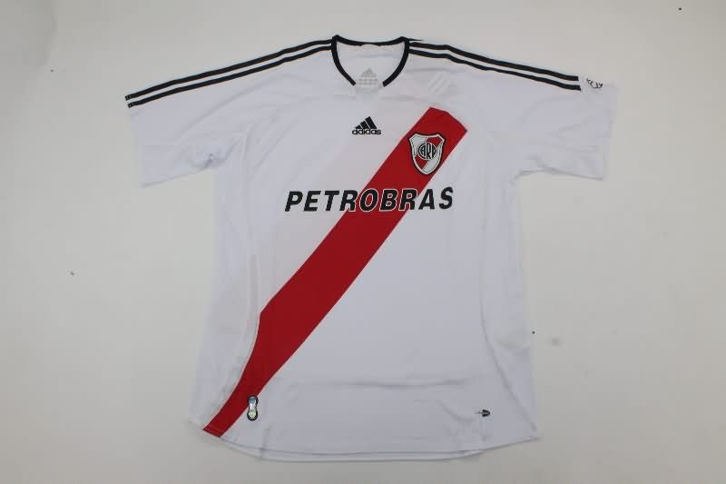Thailand Quality(AAA) 2006/07 River Plate Home Retro Soccer Jersey