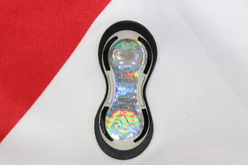 Thailand Quality(AAA) 2006/07 River Plate Home Long Sleeve Retro Soccer Jersey