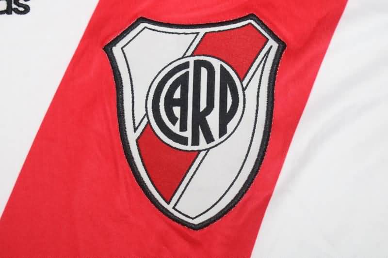 Thailand Quality(AAA) 2009/10 River Plate Retro Home Long Soccer Jersey