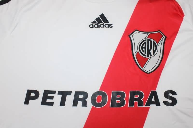 Thailand Quality(AAA) 2009/10 River Plate Retro Home Long Soccer Jersey