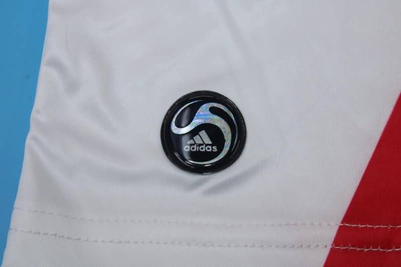 Thailand Quality(AAA) 2009/10 River Plate Retro Home Long Soccer Jersey