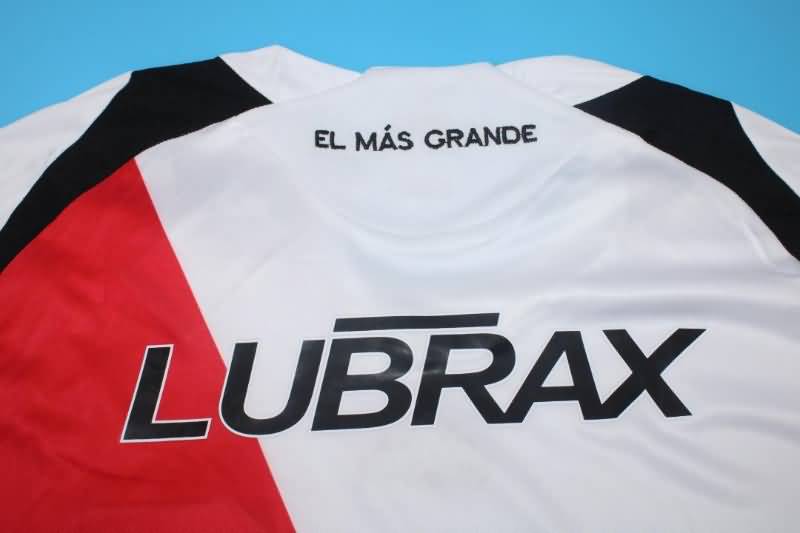 Thailand Quality(AAA) 2009/10 River Plate Retro Home Long Soccer Jersey