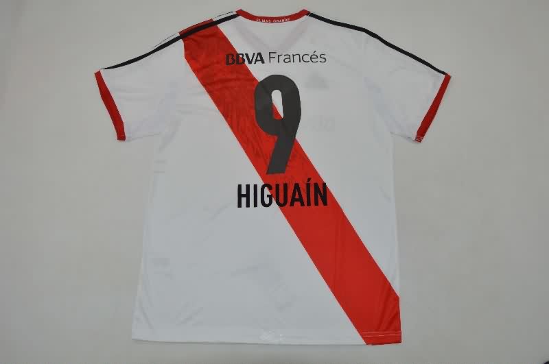 Thailand Quality(AAA) 2013/14 River Plate Home Retro Soccer Jersey