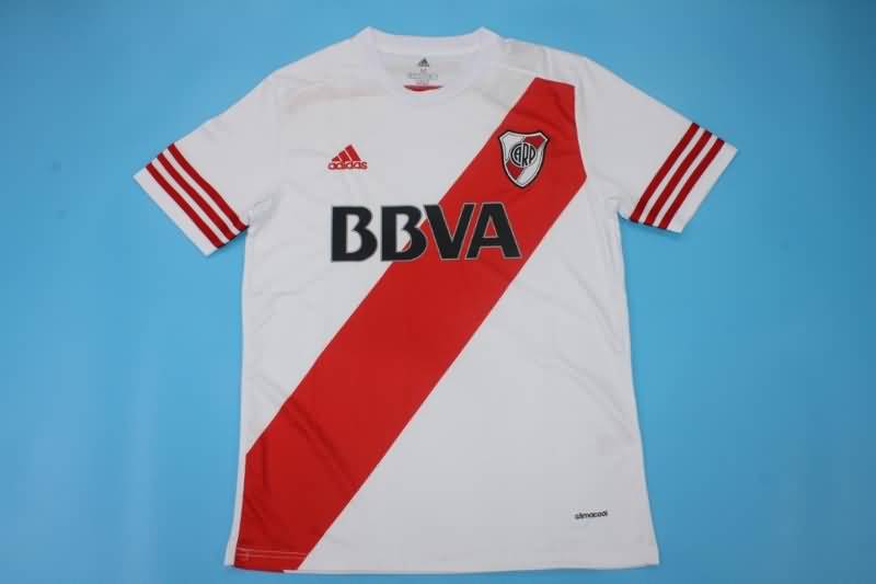 Thailand Quality(AAA) 2015/16 River Plate Retro Home Soccer Jersey