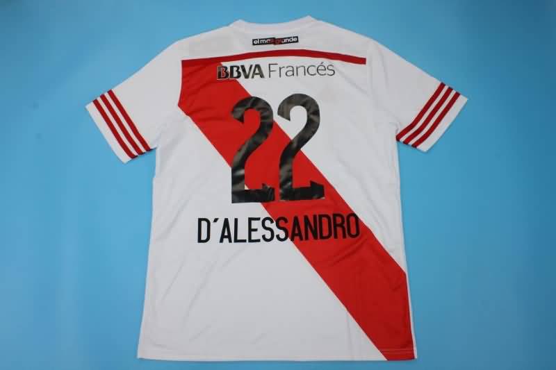 Thailand Quality(AAA) 2015/16 River Plate Retro Home Soccer Jersey