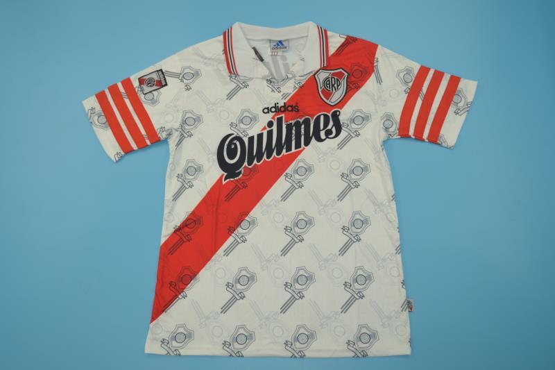 Thailand Quality(AAA) 1996 River Plate Home Retro Soccer Jersey