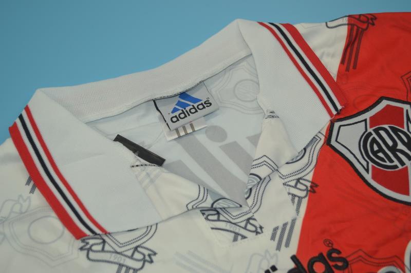 Thailand Quality(AAA) 1996 River Plate Home Retro Soccer Jersey