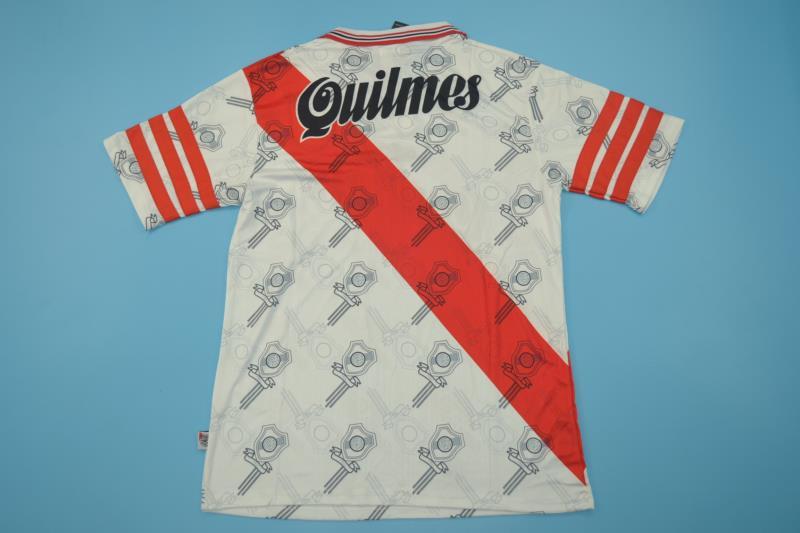 Thailand Quality(AAA) 1996 River Plate Home Retro Soccer Jersey