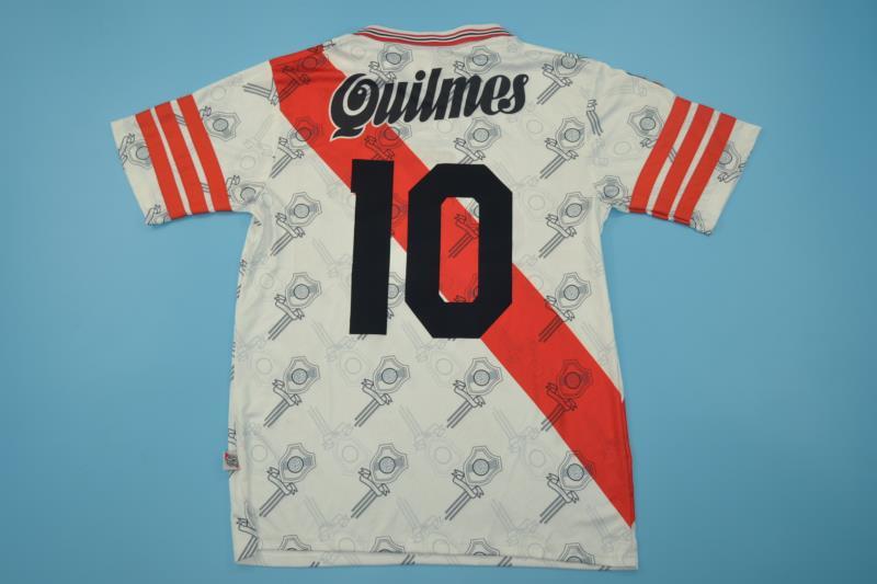 Thailand Quality(AAA) 1996 River Plate Home Retro Soccer Jersey