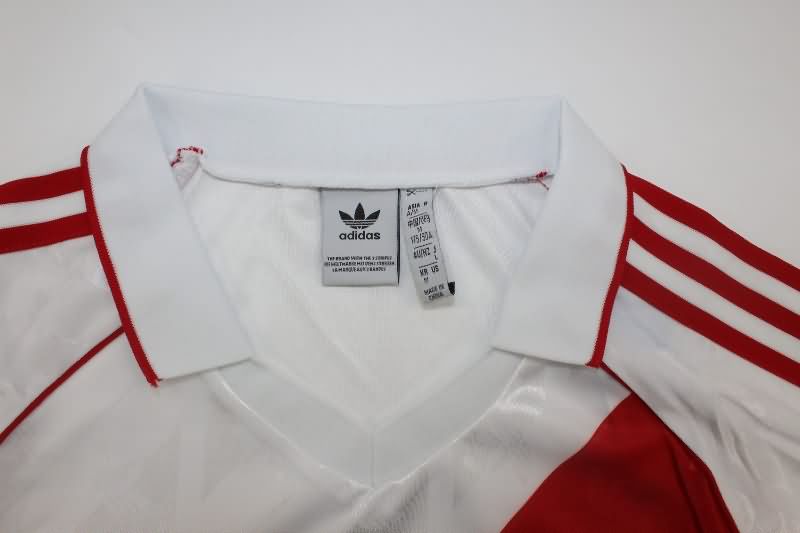 Thailand Quality(AAA) 1992/94 River Plate Home Retro Soccer Jersey