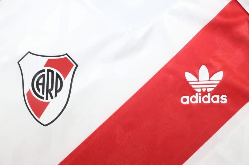 Thailand Quality(AAA) 1992/94 River Plate Home Retro Soccer Jersey