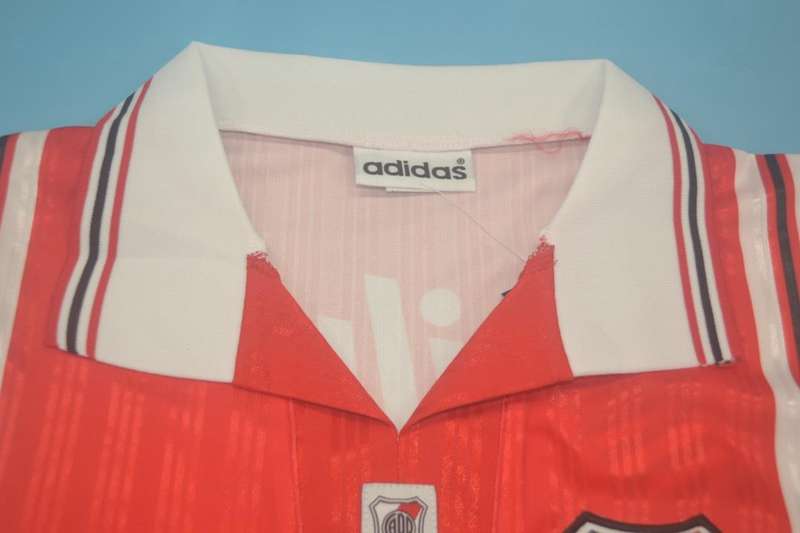 Thailand Quality(AAA) 1995/96 River Plate Away Retro Soccer Jersey