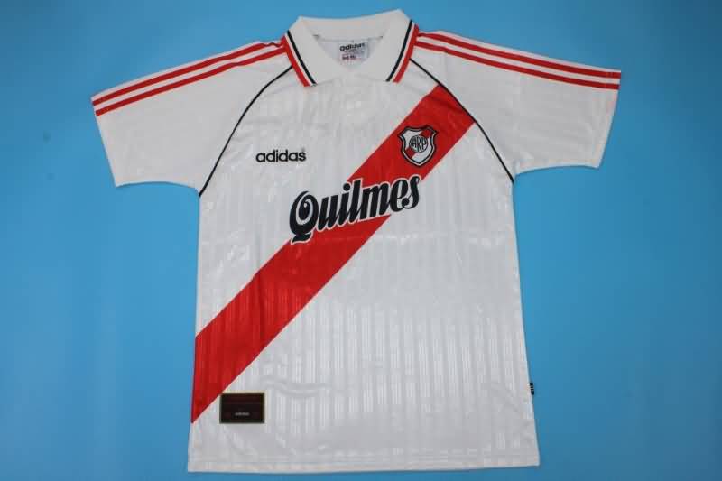 Thailand Quality(AAA) 1995/96 River Plate Retro Home Soccer Jersey