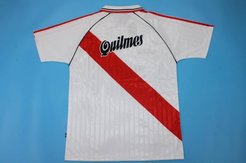 Thailand Quality(AAA) 1995/96 River Plate Retro Home Soccer Jersey