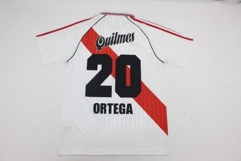 Thailand Quality(AAA) 1995/96 River Plate Retro Home Soccer Jersey