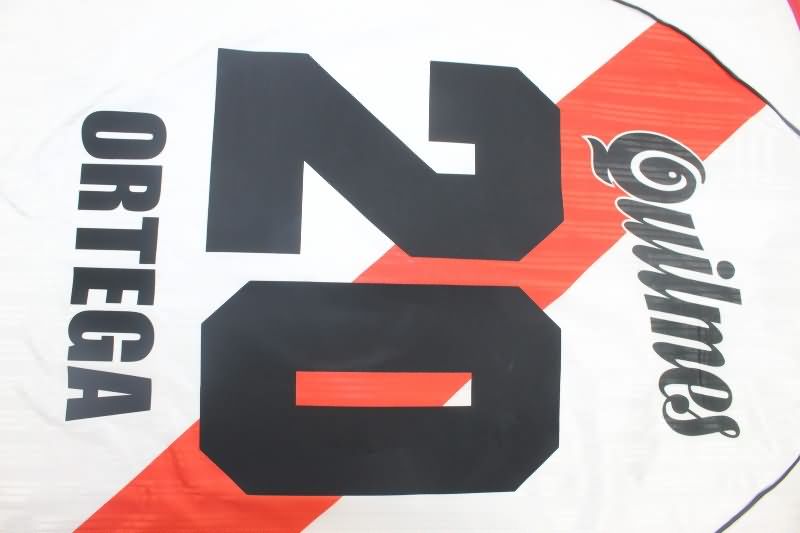 Thailand Quality(AAA) 1995/96 River Plate Retro Home Soccer Jersey