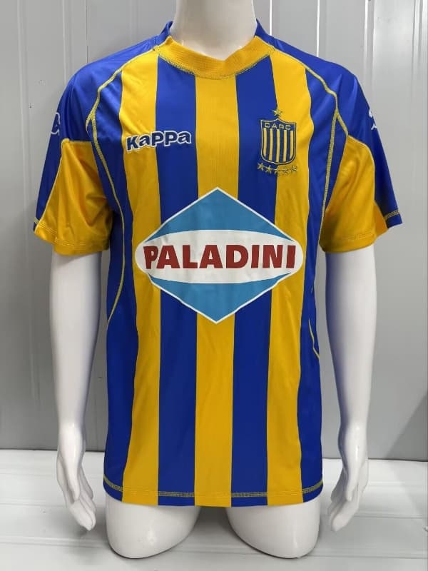 Thailand Quality(AAA) 2006/07 Rosario Central Home Retro Soccer Jersey