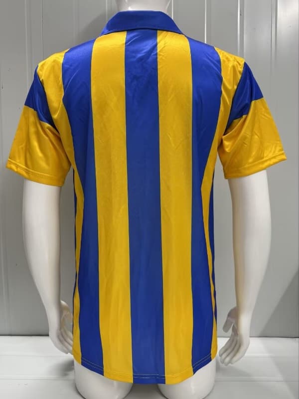 Thailand Quality(AAA) 1987/88 Rosario Central Home Retro Soccer Jersey