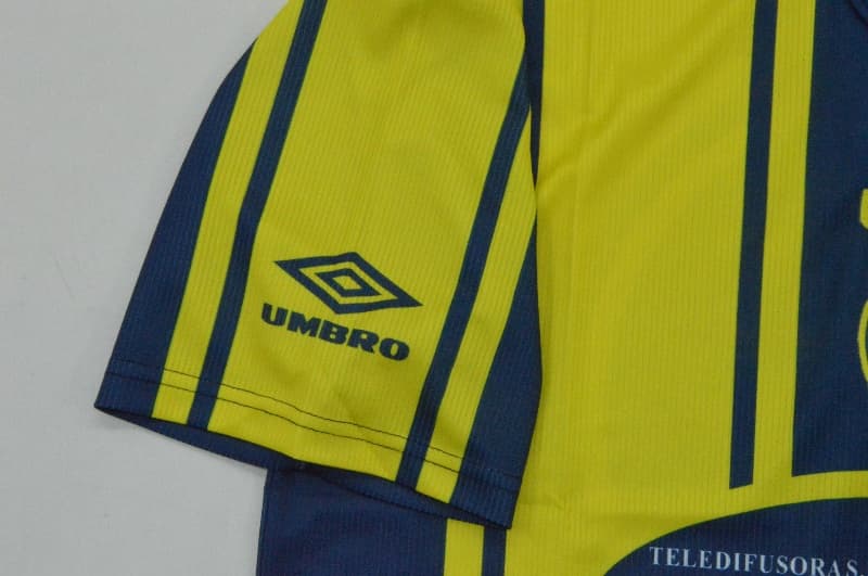Thailand Quality(AAA) 1998/99 Rosario Central Home Retro Soccer Jersey