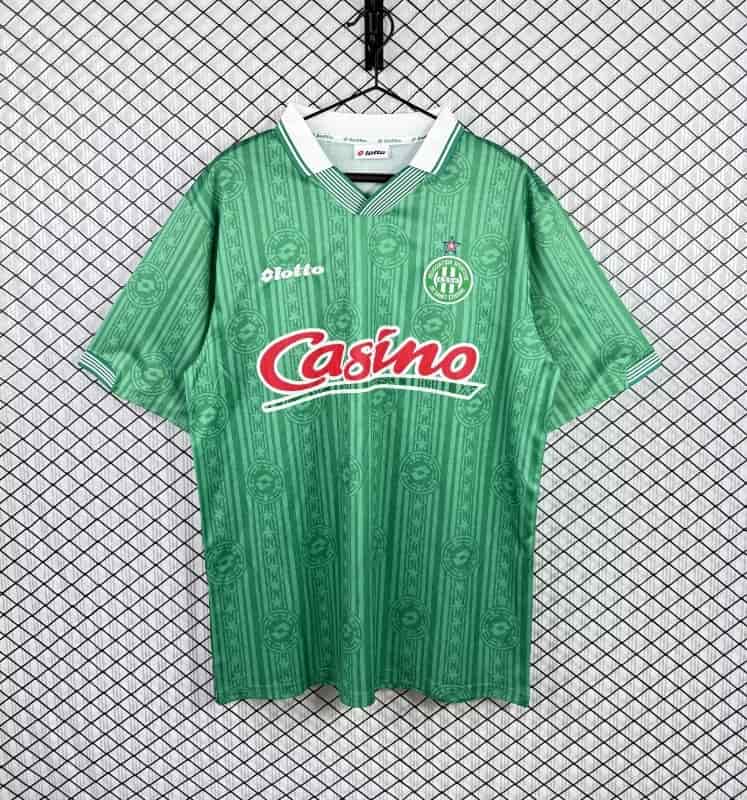 Thailand Quality(AAA) 1997/98 Saint Etienne Home Retro Soccer Jersey