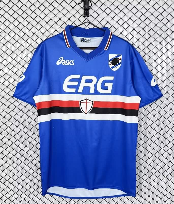 Thailand Quality(AAA) 2003/04 Sampdoria Home Retro Soccer Jersey Thailand Quality(AAA) 2003/04 Sampdoria Home Retro Soccer Jersey