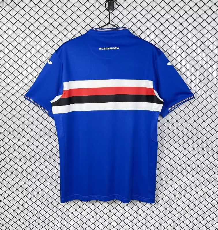 Thailand Quality(AAA) 2015/16 Sampdoria Home Retro Soccer Jersey