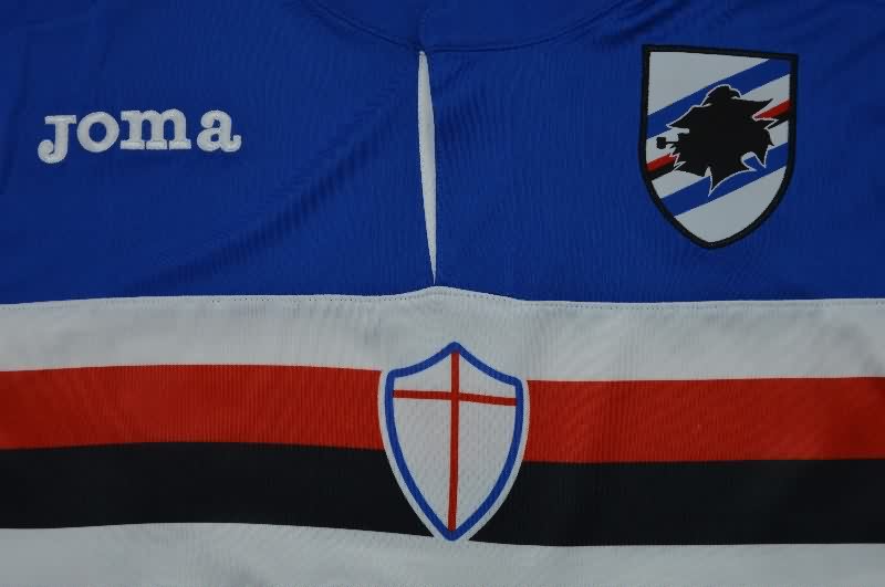 Thailand Quality(AAA) 2015/16 Sampdoria Home Retro Soccer Jersey