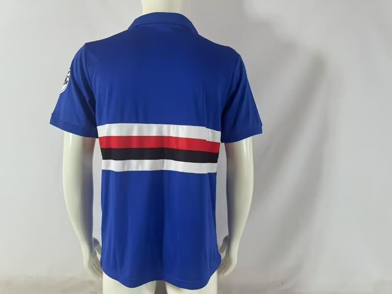 Thailand Quality(AAA) 1983/88 Sampdoria Home Retro Soccer Jersey