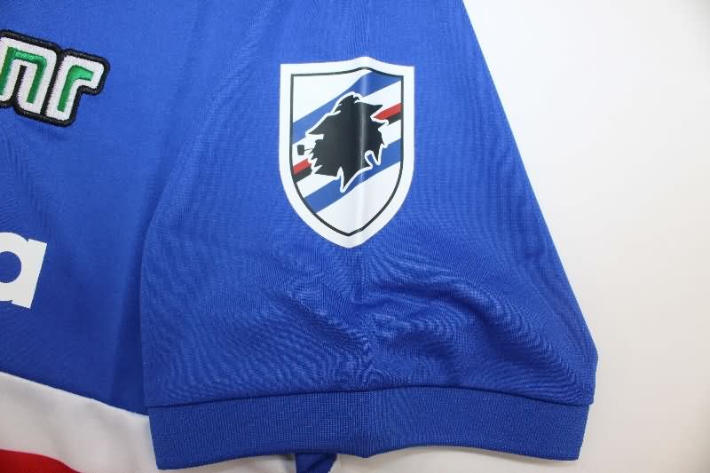 Thailand Quality(AAA) 1983/88 Sampdoria Home Retro Soccer Jersey