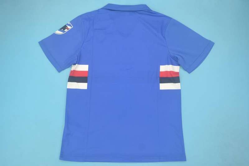 Thailand Quality(AAA) 1991/92 Sampdoria Home Retro Soccer Jersey