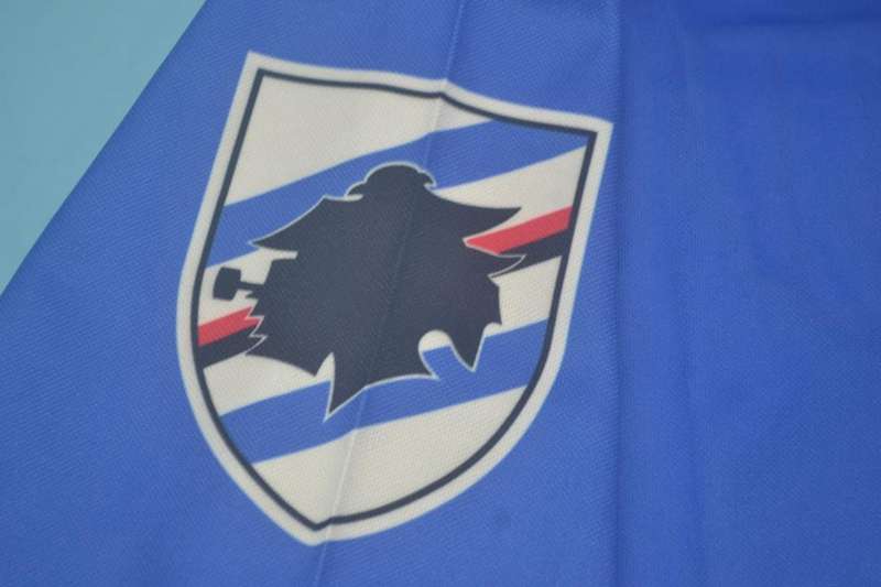 Thailand Quality(AAA) 1991/92 Sampdoria Home Retro Soccer Jersey