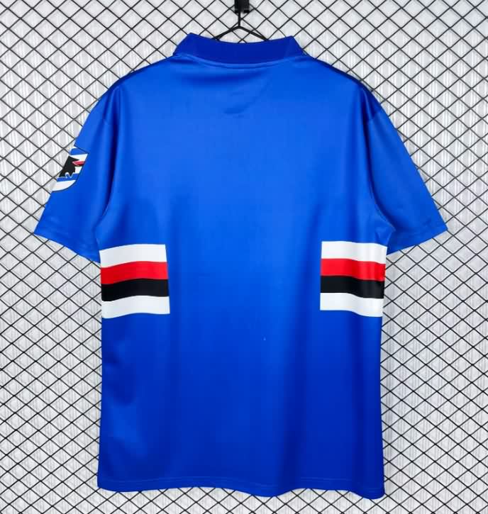 Thailand Quality(AAA) 1993/94 Sampdoria Home Retro Soccer Jersey