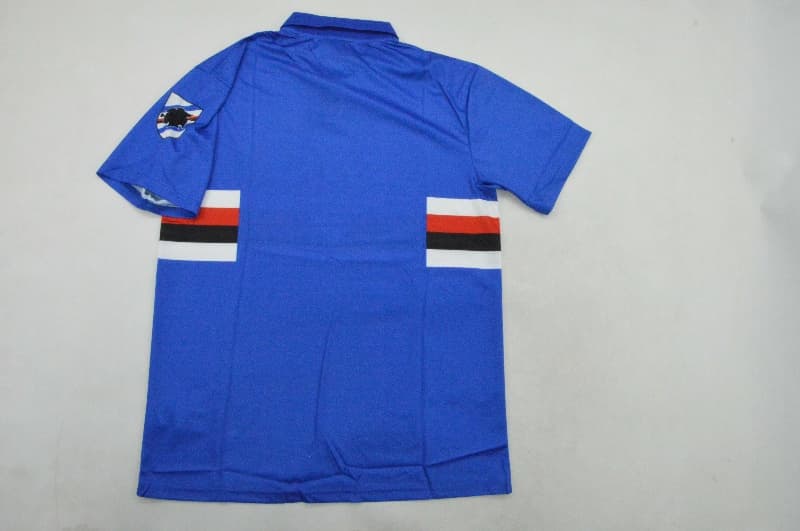 Thailand Quality(AAA) 1993/94 Sampdoria Home Retro Soccer Jersey