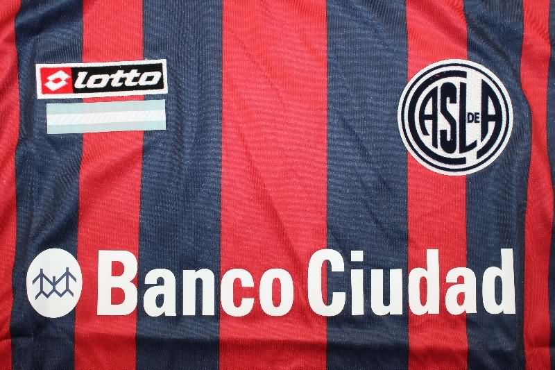 Thailand Quality(AAA) 2013/14 San Lorenzo Home Retro Soccer Jersey
