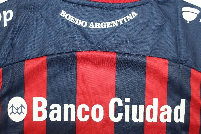 Thailand Quality(AAA) 2013/14 San Lorenzo Home Retro Soccer Jersey